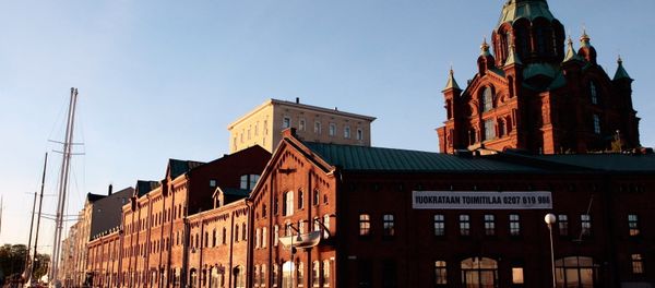 Finland. Helsinki. Kanava Terminal and Assumption Cathedral. - Sputnik International