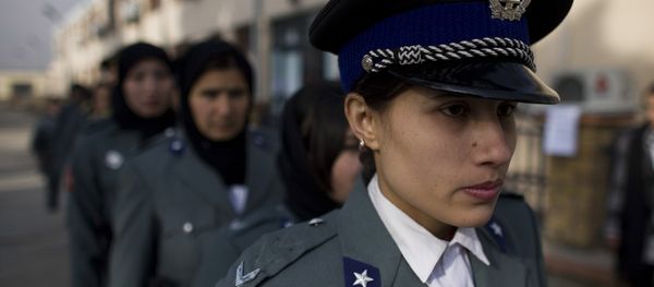 Afghan policewomen arrive to a graduation ceremony after eight weeks of training at a police academy in Kabul, Afghanistan. (File) Afghan policewomen arrive to a graduation ceremony after eight weeks of training at a police academy in Kabul, Afghanistan. (File) - Sputnik International