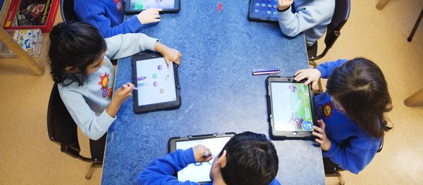 Nursery school pupils work with iPads in Stockholm Nursery school pupils work with iPads in Stockholm - Sputnik International
