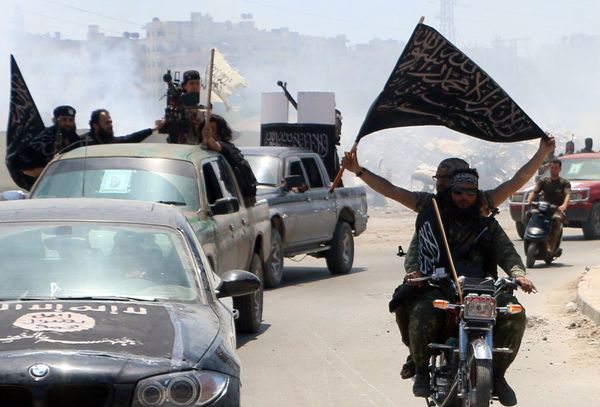 Fighters from Al-Qaeda's Syrian affiliate Al-Nusra Front - Sputnik International