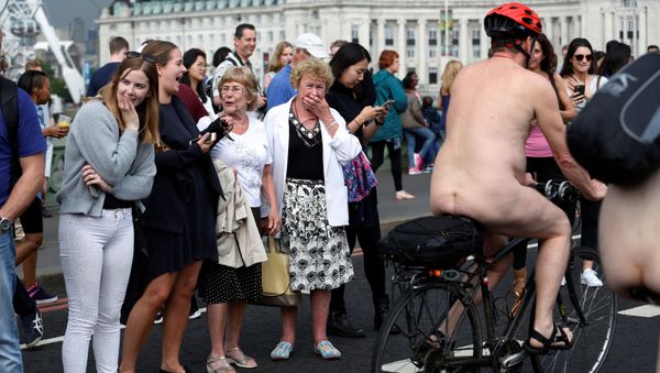 World Naked Bike Ride in London, 11 June 2011. - Sputnik International