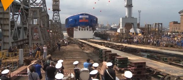 Nuclear ‘Arctic’: Russia Launches World's Largest Icebreaker Nuclear ‘Arctic’: Russia Launches World's Largest Icebreaker - Sputnik International