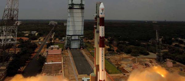 In this handout picture taken on September 23, 2009, Indian Space Research Organisation (ISRO) Polar Satellite Launch Vehicle (PSLV)-C14 is launched from The Satish Dhawan Space Centre (SDSC) SHAR in Sriharikota - Sputnik International