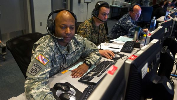 In April, the US Department of Defense made its first official announcement of using cyber capabilities for an offensive military operation against the Daesh. In April, the US Department of Defense made its first official announcement of using cyber capabilities for an offensive military operation against the Daesh. - Sputnik International