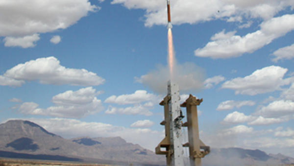 The Miniature Hit-to-Kill Interceptor is launched during tests conducted in May 2012 at White Sands Missile Range, N.M. The Miniature Hit-to-Kill Interceptor is launched during tests conducted in May 2012 at White Sands Missile Range, N.M. - Sputnik International