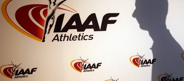 A man casts his shadow following a press conference by Sebastian Coe, IAAF's President, as part of the 203nd International Association of Athletics Federations (IAAF) council meeting in Monaco, March 11, 2016 - Sputnik International