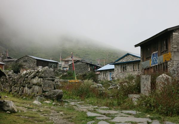 This photo taken on September 11, 2014 shows a general view of the village of Langtang, in the remote Nepalese district of Rasuwa bordering China's Tibet - Sputnik International
