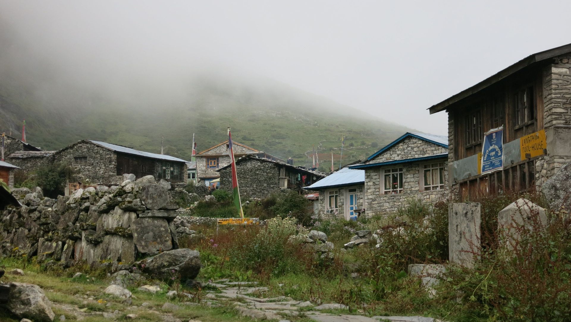 This photo taken on September 11, 2014 shows a general view of the village of Langtang, in the remote Nepalese district of Rasuwa bordering China's Tibet This photo taken on September 11, 2014 shows a general view of the village of Langtang, in the remote Nepalese district of Rasuwa bordering China's Tibet - Sputnik International, 1920, 07.04.2021