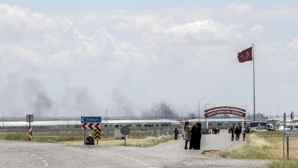 Turkish-Syrian border region near Kilis on May 7, 2016 Turkish-Syrian border region near Kilis on May 7, 2016 - Sputnik International