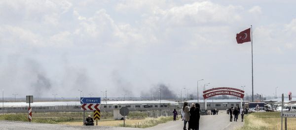 Turkish-Syrian border region near Kilis on May 7, 2016 Turkish-Syrian border region near Kilis on May 7, 2016 - Sputnik International