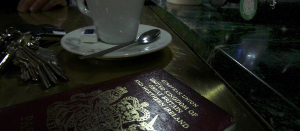 File photo illustration shows a European Union British Passport on the counter of a cafe in Paris. File photo illustration shows a European Union British Passport on the counter of a cafe in Paris. - Sputnik International