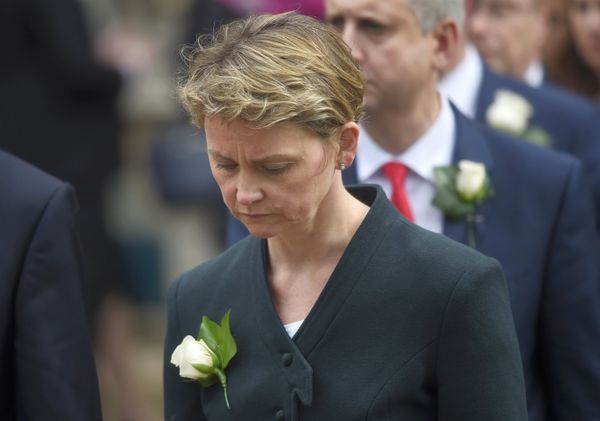 Labour MP Yvette Cooper walks from Parliament to St Margaret's Church for a service of remembrance for Labour MP Jo Cox who was shot and stabbed to death last week outside her constituency surgery, in Westminster, London, June 20, 2016. - Sputnik International