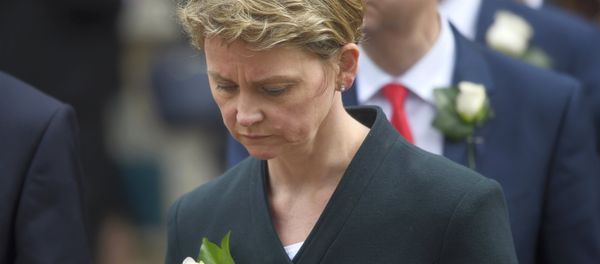 Labour MP Yvette Cooper walks from Parliament to St Margaret's Church for a service of remembrance for Labour MP Jo Cox who was shot and stabbed to death last week outside her constituency surgery, in Westminster, London, June 20, 2016. Labour MP Yvette Cooper walks from Parliament to St Margaret's Church for a service of remembrance for Labour MP Jo Cox who was shot and stabbed to death last week outside her constituency surgery, in Westminster, London, June 20, 2016. - Sputnik International