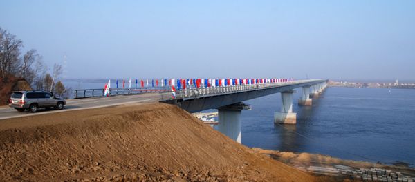 Bridge over Amur channel on Bolshoi Ussurisky island opens Bridge over Amur channel on Bolshoi Ussurisky island opens - Sputnik International