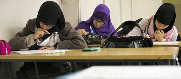 Muslim faithful students (file) - Sputnik International