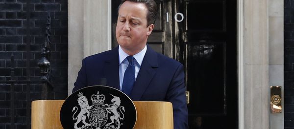 Britain's Prime Minister David Cameron speaks after Britain voted to leave the European Union, outside Number 10 Downing Street in London, Britain June 24, 2016 - Sputnik International