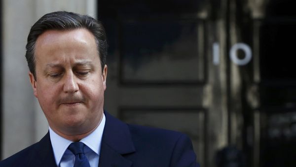 Britain's Prime Minister David Cameron speaks after Britain voted to leave the European Union, outside Number 10 Downing Street in London, Britain June 24, 2016 Britain's Prime Minister David Cameron speaks after Britain voted to leave the European Union, outside Number 10 Downing Street in London, Britain June 24, 2016 - Sputnik International