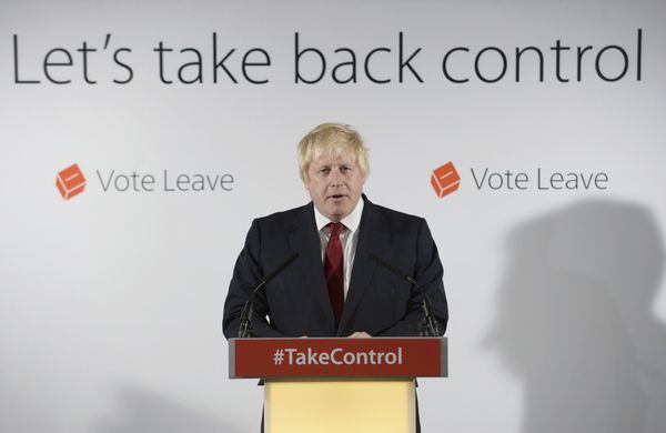 Vote Leave campaign leader Boris Johnson speaks at the group's headquarters in London, Britain June 24, 2016. Vote Leave campaign leader Boris Johnson speaks at the group's headquarters in London, Britain June 24, 2016. - Sputnik International