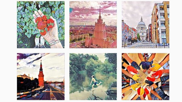Images created with the help of Prisma add - Sputnik International