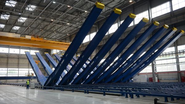 Equipment assembly in the newly constructed facilities of Zvezda Shipbuilding Complex in Bolshoi Kamen Bay in the Primorye Territory - Sputnik International