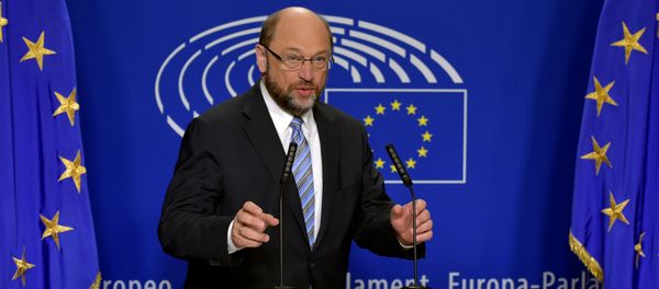 European Parliament President Martin Schulz gives a statement after the conference of Presidents at the European Parliament in Brussels, Belgium, June 24, 2016 European Parliament President Martin Schulz gives a statement after the conference of Presidents at the European Parliament in Brussels, Belgium, June 24, 2016 - Sputnik International