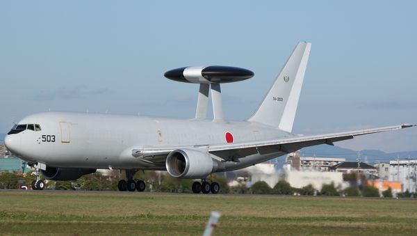 Boeing E-767 AWACS aircraft belonging to the JASDF Boeing E-767 AWACS aircraft belonging to the JASDF - Sputnik International