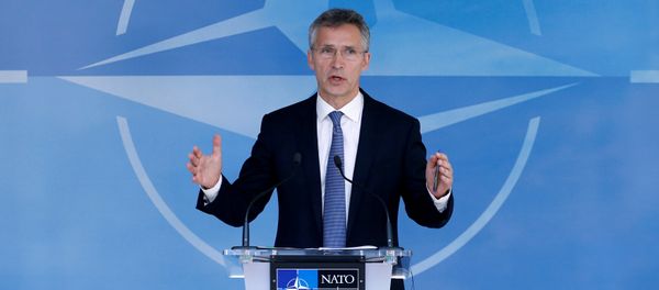 NATO Secretary-General Jens Stoltenberg briefs the media during a NATO defence ministers meeting at the Alliance headquarters in Brussels, Belgium, June 14, 2016 NATO Secretary-General Jens Stoltenberg briefs the media during a NATO defence ministers meeting at the Alliance headquarters in Brussels, Belgium, June 14, 2016 - Sputnik International