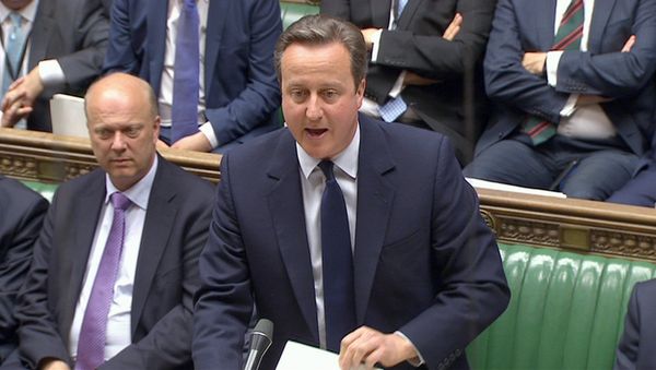 A still image from video shows Britain's Prime Minister David Cameron speaking to the House of Commons about the recent EU referendum in central London, Britain June 27, 2016 A still image from video shows Britain's Prime Minister David Cameron speaking to the House of Commons about the recent EU referendum in central London, Britain June 27, 2016 - Sputnik International
