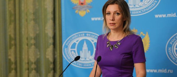 Russian Foreign Ministry spokeswoman Zakharova during a weekly press briefing - Sputnik International