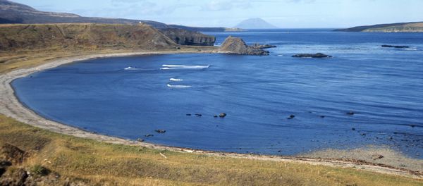 Zaderzhaniye Bay on Matua Island - Sputnik International