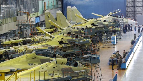 Assembly of Russian Sukhoi Su-30 fighters at the Irkutsk Aircraft Plant (Irkut Corporation). Assembly of Russian Sukhoi Su-30 fighters at the Irkutsk Aircraft Plant (Irkut Corporation). - Sputnik International