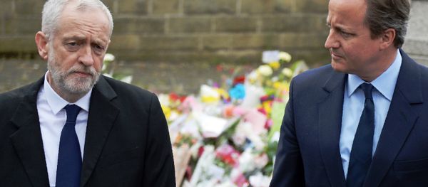 British Prime Minister David Cameron (R) and Labour Party leader Jeremy Corbyn (L) British Prime Minister David Cameron (R) and Labour Party leader Jeremy Corbyn (L) - Sputnik International