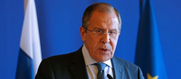 Russian Foreign Minister Sergei Lavrov attends a news conference with French Foreign Minister Jean-Marc Ayrault (not seen) following their meeting at the Quai D'Orsay in Paris, France, June 29, 2016. - Sputnik International