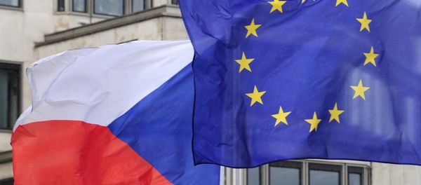 Czech and European flags. (File) Czech and European flags. (File) - Sputnik International