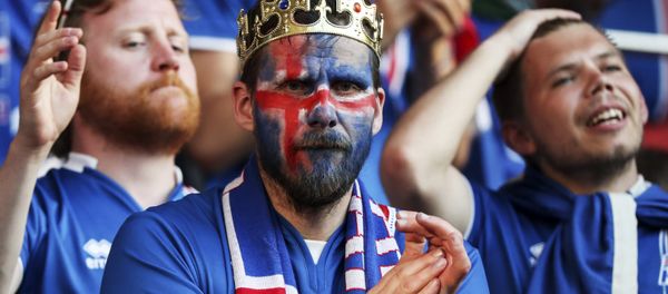 Iceland fans at the UEFA Euro 2016 round of 16 match between the national teams of England and Iceland - Sputnik International