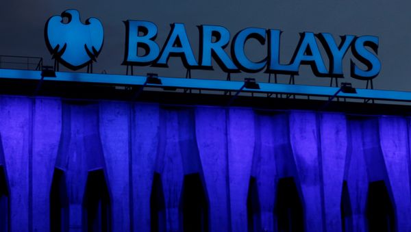The logo of Barclays is seen on the top of one of its branch in Madrid, Spain, March 22, 2016. - Sputnik International