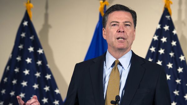 FBI Director James Comey makes a statement at FBI Headquarters in Washington, Tuesday, July 5, 2016 - Sputnik International