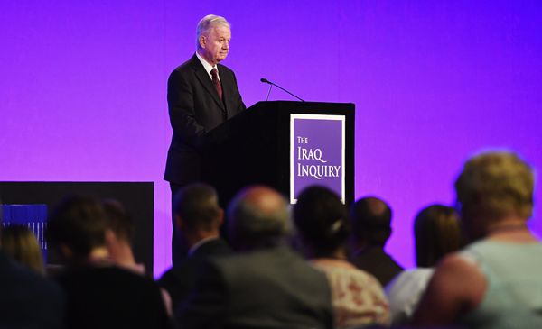 Iraq Inquiry chairman Sir John Chilcot speaks as he comments on the findings of his report, inside the QEII Centre in London on July 6, 2016 Iraq Inquiry chairman Sir John Chilcot speaks as he comments on the findings of his report, inside the QEII Centre in London on July 6, 2016 - Sputnik International