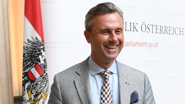 The third President of the National Council and far-right FPOe presidential candidate Norbert Hofer attends a press conference on the annulation of the last presidential election on July 1, 2016, in Vienna The third President of the National Council and far-right FPOe presidential candidate Norbert Hofer attends a press conference on the annulation of the last presidential election on July 1, 2016, in Vienna - Sputnik International