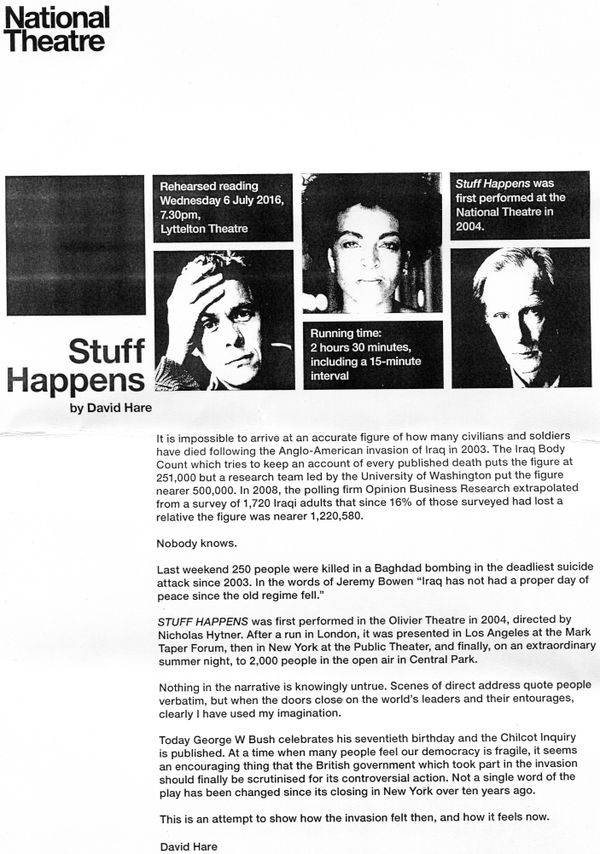 Staff Happens: a play about Chilcot report - Sputnik International