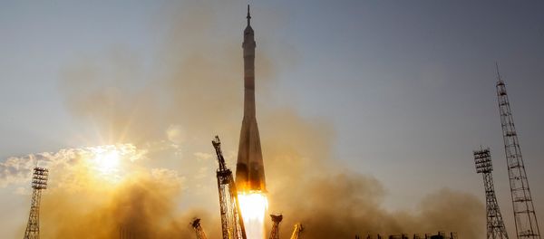 The Soyuz MS spacecraft carrying the crew of Kate Rubins of the U.S., Anatoly Ivanishin of Russia and Takuya Onishi of Japan blasts off to the International Space Station (ISS) from the launchpad at the Baikonur cosmodrome, Kazakhstan, July 7, 2016. The Soyuz MS spacecraft carrying the crew of Kate Rubins of the U.S., Anatoly Ivanishin of Russia and Takuya Onishi of Japan blasts off to the International Space Station (ISS) from the launchpad at the Baikonur cosmodrome, Kazakhstan, July 7, 2016. - Sputnik International