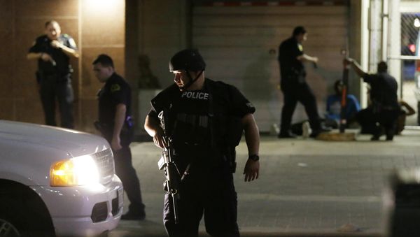 Police Shootings at Protest in Dallas Police Shootings at Protest in Dallas - Sputnik International