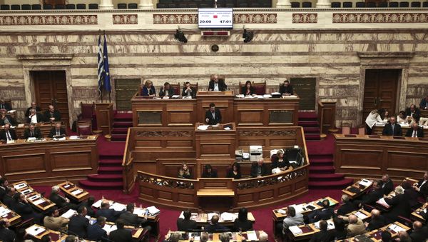 Greek parliament - Sputnik International