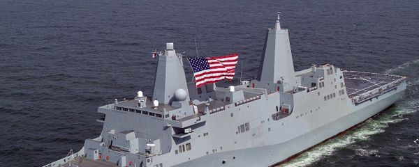US amphibious transport dock ship San Antonio US amphibious transport dock ship San Antonio - Sputnik International
