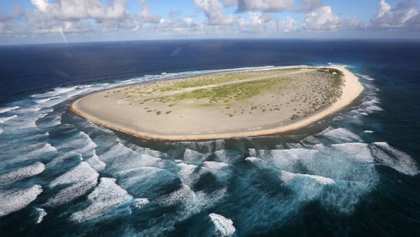 Aerial view shows the Tromelin Island Aerial view shows the Tromelin Island - Sputnik International