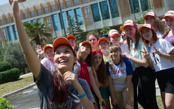 Children at the Artek International Children's Center in Crimea. - Sputnik International