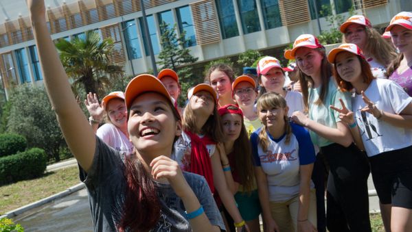 Children at the Artek International Children's Center in Crimea. Children at the Artek International Children's Center in Crimea. - Sputnik International