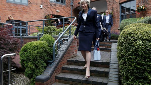 Britain's Home Secretary Theresa May arrives to speak during her Conservative party leadership campaign at the Institute of Engineering and Technology in Birmingham, England, Britain July 11, 2016 Britain's Home Secretary Theresa May arrives to speak during her Conservative party leadership campaign at the Institute of Engineering and Technology in Birmingham, England, Britain July 11, 2016 - Sputnik International