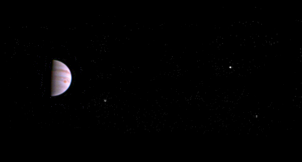 NASA's Juno Jupiter probe captured this image on July 10, 2016, less than a week after entering orbit around the giant planet. NASA's Juno Jupiter probe captured this image on July 10, 2016, less than a week after entering orbit around the giant planet. - Sputnik International