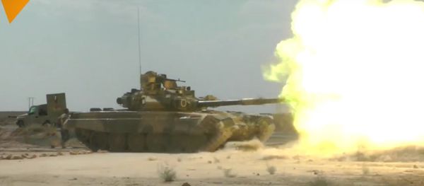 T90: Russian Tank That Fights Daesh - Sputnik International
